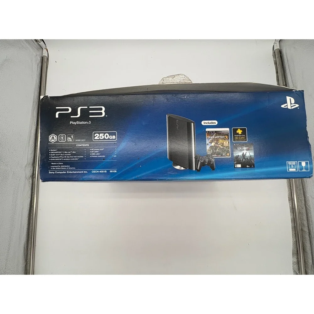 Sony PlayStation 3 PS3 250GB Uncharted 3 GOTY Edition Empty Box Only CECH-4001B